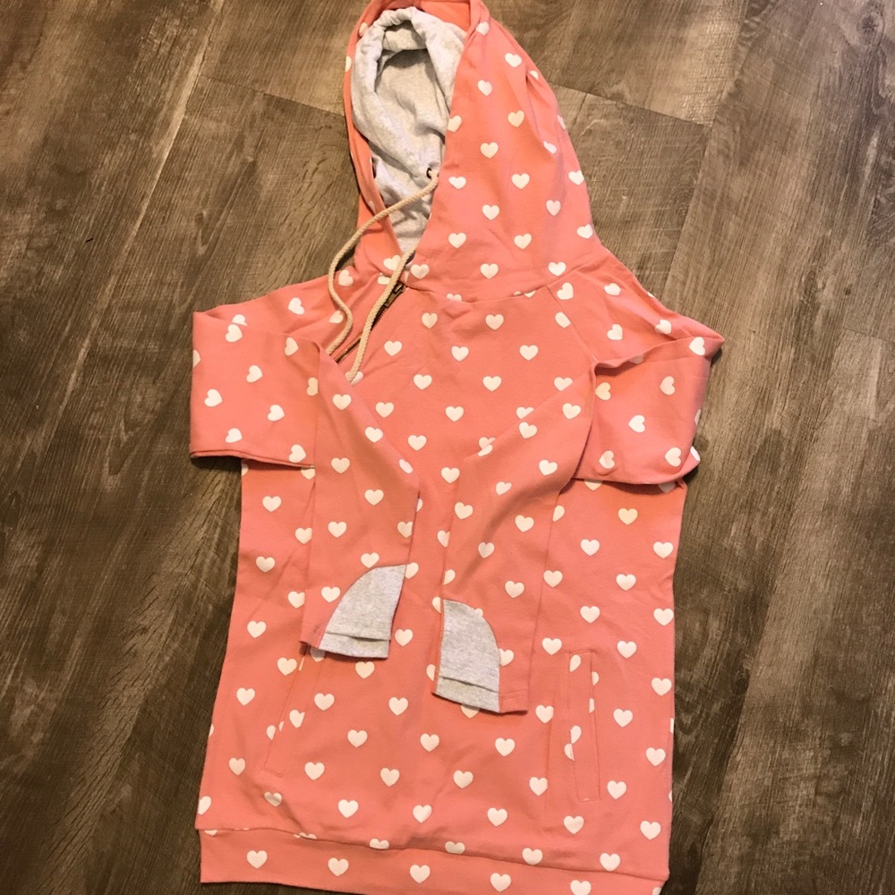 NWT Ampersand Avenue Pink Hearts